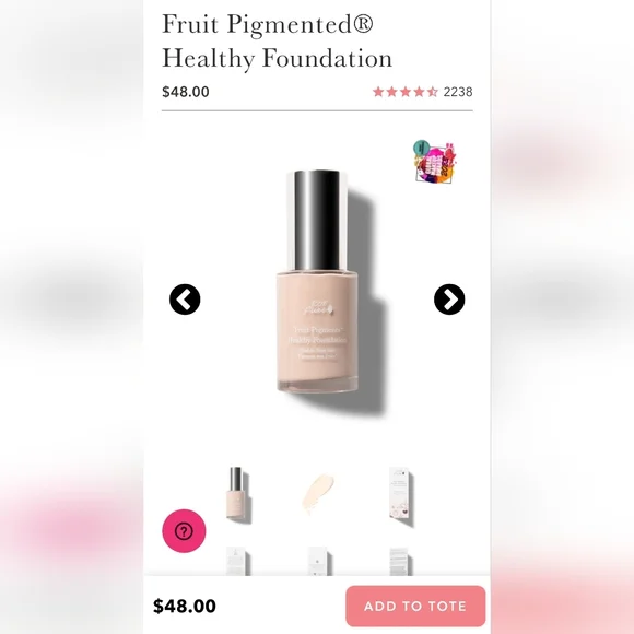 100% Pure Fruit Pigmented® Healthy Foundation - Tan - Picture 3 of 4